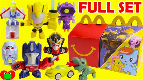 Collecting 2018 Transformers McDonald S Happy Meal Toys Full Set YouTube