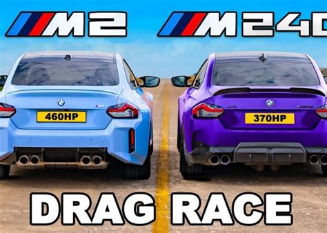 New Bmw M2 V Bmw M240i Drag Race Dutchiee Cars Daily Car News