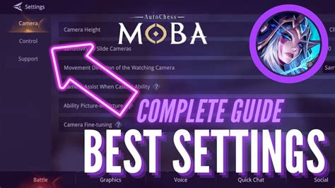 AUTOCHESS MOBA SETTINGS GUIDE | ACM best settings guide - YouTube
