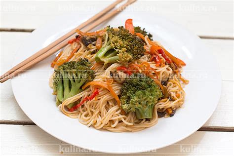 Лапша сомен с брокколи – рецепт приготовления с фото от Kulina.Ru