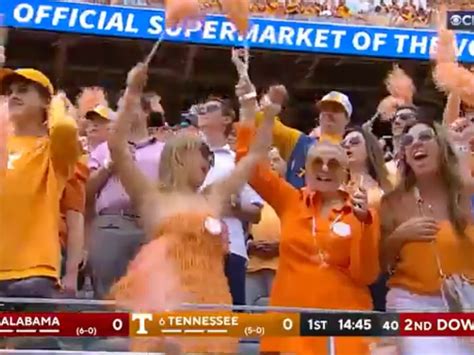 Tennessee Fans Are So Excited For Alabama They Can Barely Keep Their