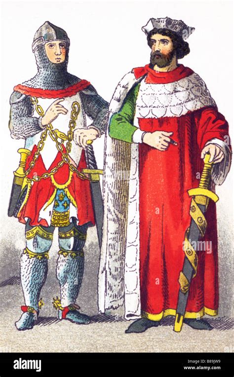 German Nobles 1300 1350 Stock Photo Royalty Free Image 22340005 Alamy