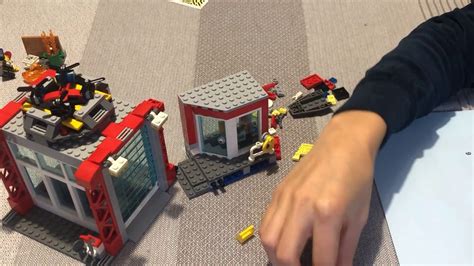 LEGO CITY - Пожарная станция 60215 быстрая сборка с спецэффектами в ...