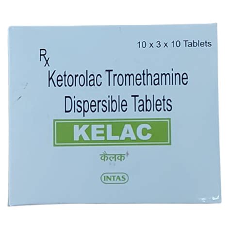 Ketorolac Tromethamine Dispersible Tablets At Rs Box Id