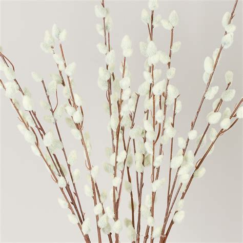 Artificial Pussy Willow Sprays Picks Sprays Florals Craft Supplies Factory Direct Craft
