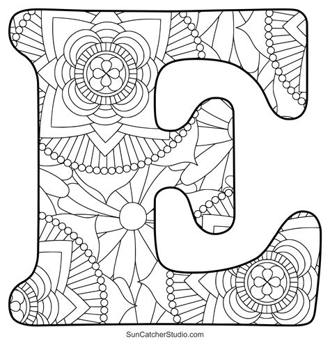 Printable Fancy Letters To Color For Preers - Infoupdate.org