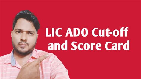 Lic Ado Cut Off And Score Card Youtube