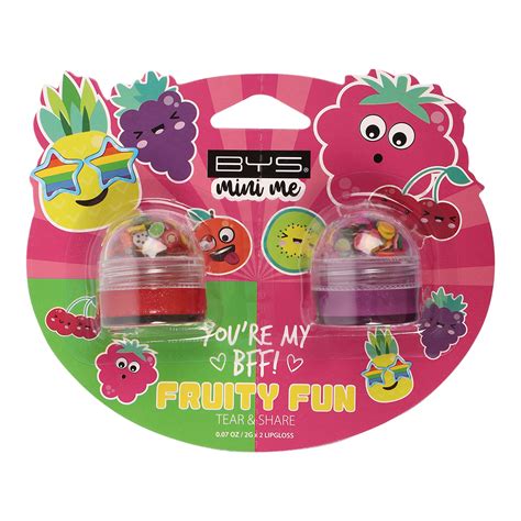 Bys Mini Me Fruity Fun Tear And Share Lipbalms Bys Cosmetics