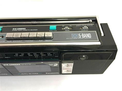 Panasonic Ambience Equalizer Stereo Cassette Boombox Model Rx Fw32 Made