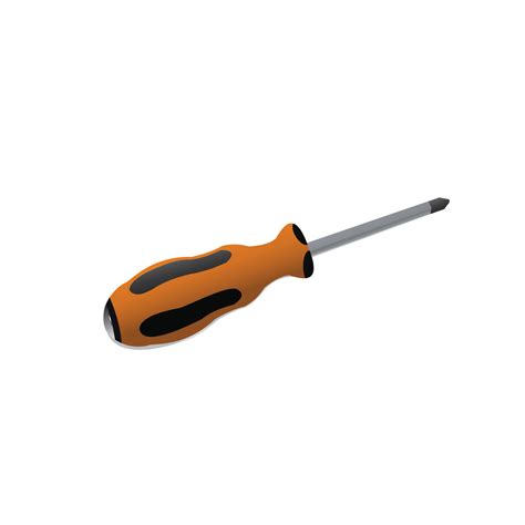 Screwdriver With Orange Color Vector Art At Vecteezy