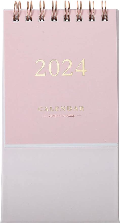 Amazon NUOBESTY 2024 Desktop Calendar Mini Daily Calendar Planner