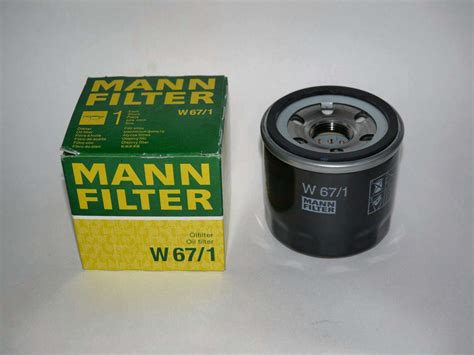 Фильтр масляный MANN-FILTER W 67/1 W67/1 — купить в интернет-магазине ...
