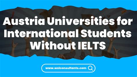 Austria Universities for International Students Without IELTS - WSL ...