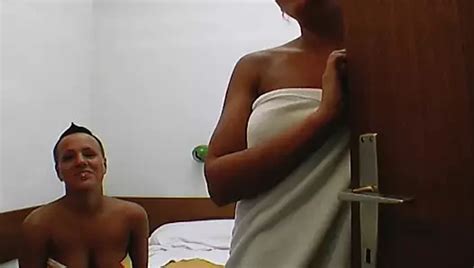 Two Hot German Lesbians Playing With A Strapon And A Hard Cock Xhamster