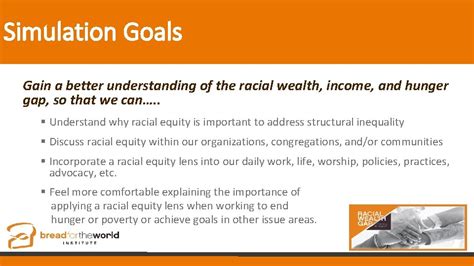 The Racial Wealth Gap Learning Simulation Todays Roadmap