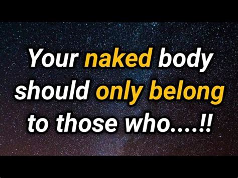 Your Naked Body Should Only Belong To Those Who Psychology Facts Life Quotes YouTube