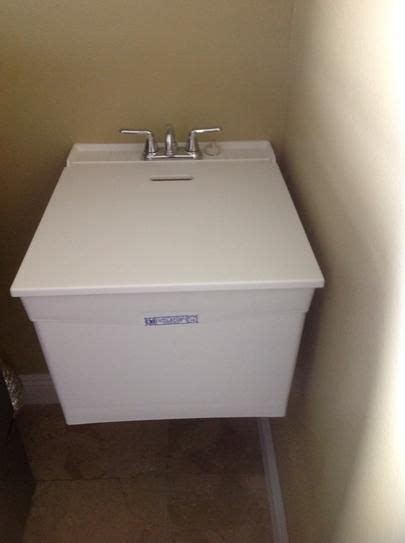 Mustee Utilatop White Laundry Tub Top Cover 19204a The Home Depot