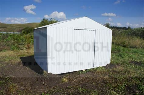 Сарай (хозблок) сборный металлический СИМ 3*1, 5*2, 1 метра купить по ...