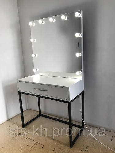 Стол для макияжа с зеркалом и подсветкой в стиле лофт, цена 8780 грн ...