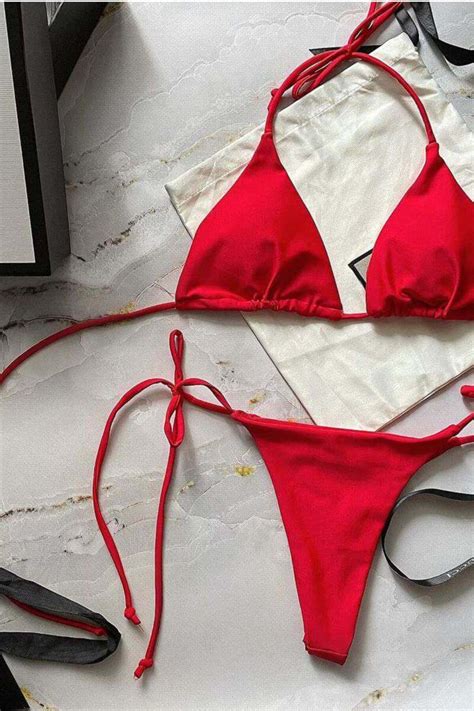 Bf Bikini Fashion Kırmızı Bikini Takım ElbiseBul