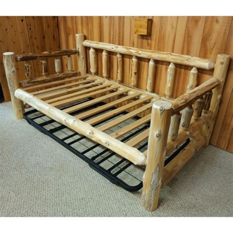 Rustic Cedar Log Day Bed