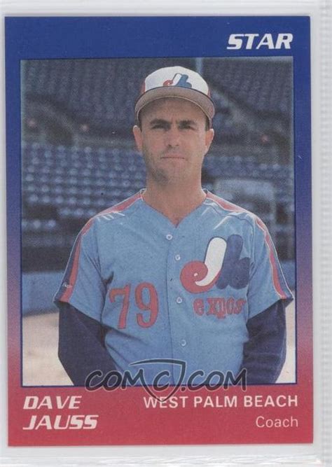 1989 Star West Palm Beach Expos Base 29 Dave Jauss