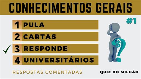 Quiz De Conhecimentos Gerais Perguntas E Respostas Quiz Do Milh O