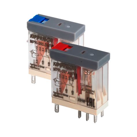 Промежуточные реле KIPPRIBOR серии MPR в компактном корпусе (2 ...
