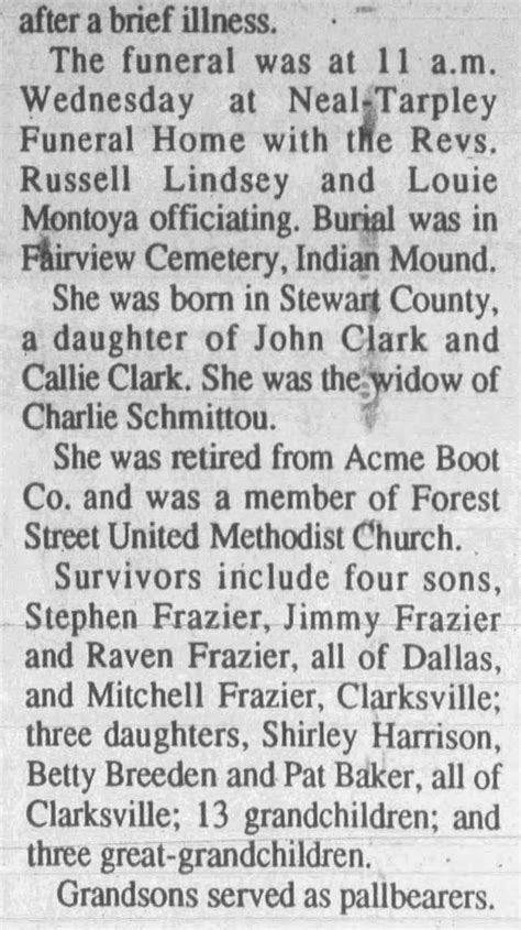 Aldina Ruby Clark Schmittou Find A Grave Memorial