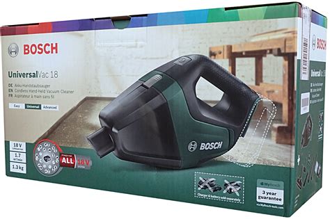 Odkurzacz Bezprzewodowy Przenośny Akumulatorowy Bosch UniversalVac 18 ...