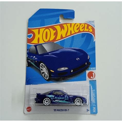 Promo Murah Hot Wheels Hw Mazda Rx Hotwheels Blue Shopee Malaysia