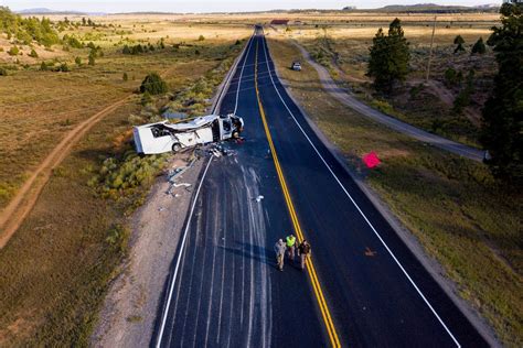 Officials Tour Bus Crash Near National Park In Utah Kills 4