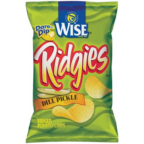 Wise Ridgies Dill Pickle Potato Chips 675 Oz Instacart