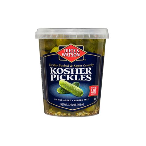 Whole Kosher Dill Pickles Dietz And Watson Dietz And Watson