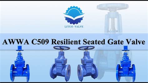 Lituo Awwa C509 Resilient Seated Gate Valve Youtube