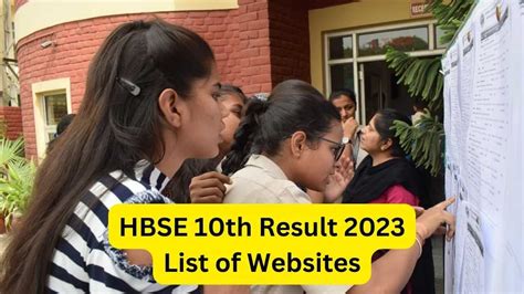 Bseh Org In Hbse Th Result Link Get Here Official Websites To