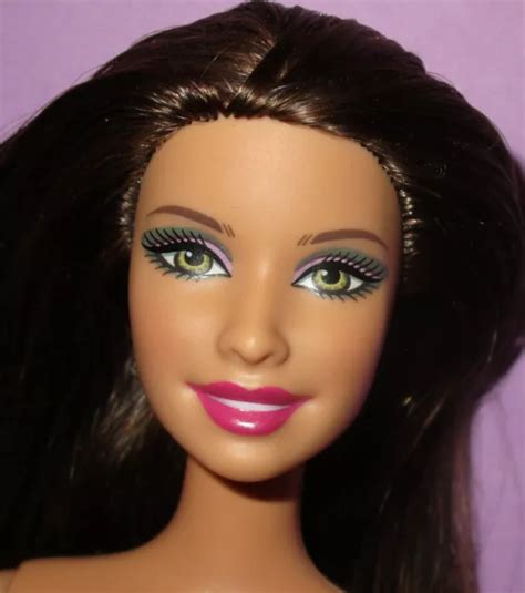 Barbie Teresa Doll Summer Head Hispanic Nude For Ooak Or Play Brunette Pretty Picclick Uk