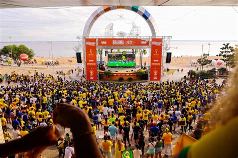 Mais De Mil Torcedores Assistem Ao Jogo Do Brasil Em Tel O No