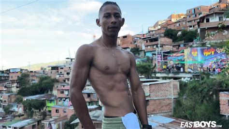 Oiled Hot Latino Boy With A Big Cock Handjob