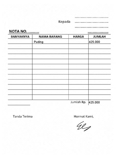 Nota Simple Pdf