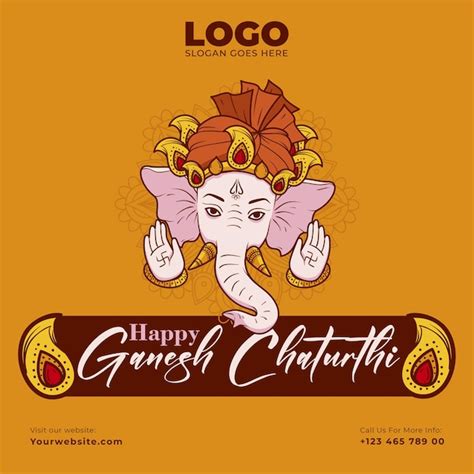 Premium Psd Ganesh Chaturthi Social Media Banner Poster Ad Banner