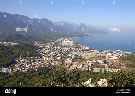 Aerial View Of Kemer City Antalya Province Turkey Stock Photo Alamy