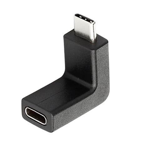 Usb C Right Angle Adapter Male To Female 90 Degree Connection 1 Pack S9o1 Ebay