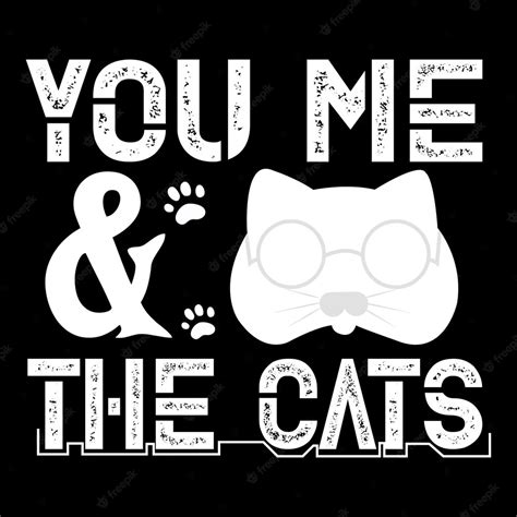 Premium Vector Cat T Shirt Design Vector Template