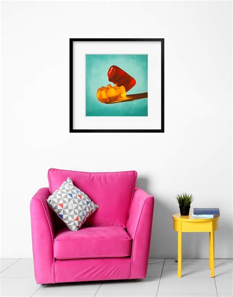Gummy Bear Erotic Art Print From Oil Painting Sex Positive Etsy