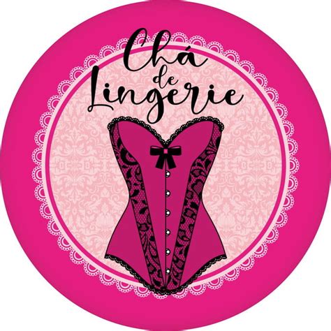 Capa Painel Redondo Chá de Lingerie em Tecido m Elo