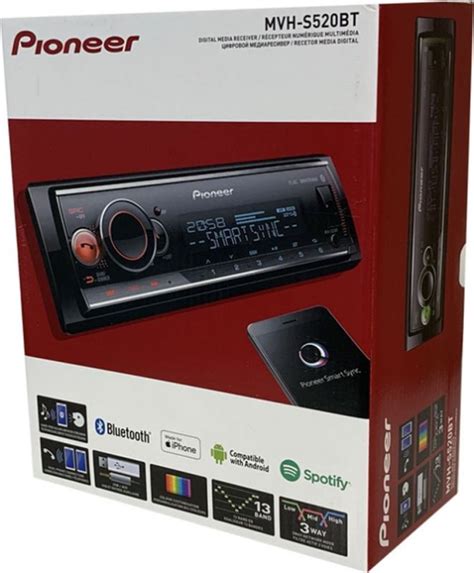 Pioneer MVH-S520BT Media Player BT/USB | Авител