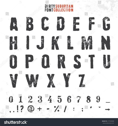 Шероховатый каучуковый шрифт. Векторный алфавит с: стоковая векторная ...