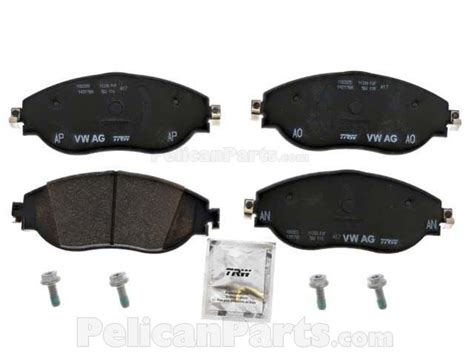 Audi And Volkswagen Brake Pad Set Genuine Audi Volkswagen 3Q0 698 151 C