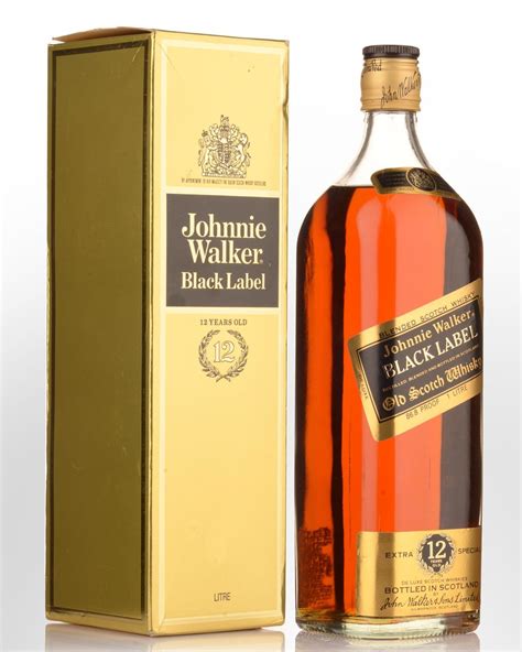 Johnnie Walker Black Label 86 8 Proof 12 Year Old Blended Scotch Whisky